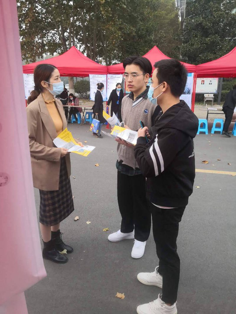 我公司參加焦作大（dà）學2021屆畢業生秋季校園招聘會(圖2)