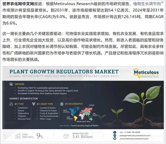 有机农（nóng）业兴起带动植调剂市场(图1)